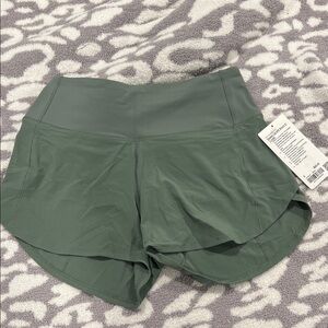 lululemon athletica Sage Green Athletic Shorts